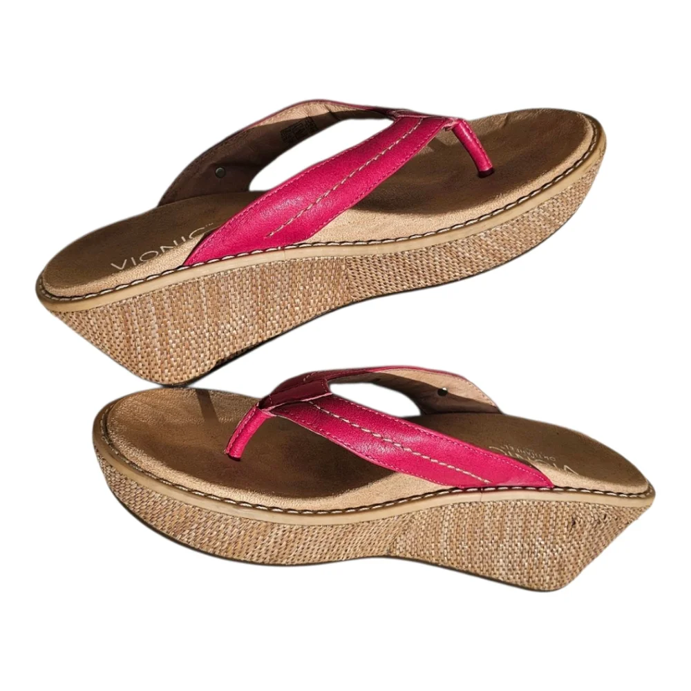 Vionic Grenada Women's Fuchsia Sandals EUC 8 - Picture 2 of 7